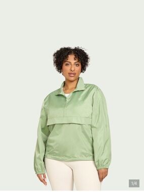 Bala Light Green Utility Pullover Jacket - Women